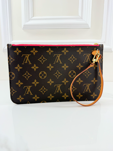 LOUIS VUITTON MONOGRAM V NEVERFULL MM GRENADE FULL SET