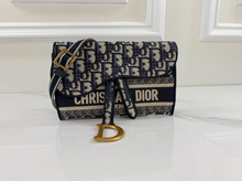 DIOR OBLIQUE SLIM SADDLE POUCH BELT BAG / CROSSBODY