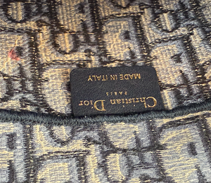 DIOR OBLIQUE SLIM SADDLE POUCH BELT BAG / CROSSBODY