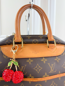 LOUIS VUITTON DEAUVILLE TOP HANDLE + STRAP