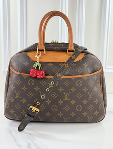 LOUIS VUITTON DEAUVILLE TOP HANDLE + STRAP