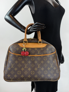 LOUIS VUITTON DEAUVILLE TOP HANDLE + STRAP