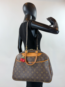 LOUIS VUITTON DEAUVILLE TOP HANDLE + STRAP