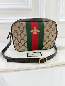 GUCCI GG WEBBY BEE CROSSBODY