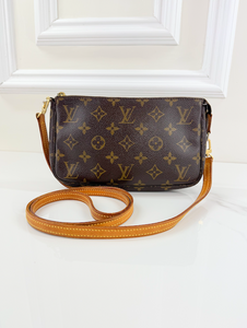 LOUIS VUITTON POCHETTE ACCESSORIES LEATHER CROSSBODY / CHAIN SL1002