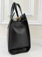 GUCCI GG RIBBON TOP HANDLE BAG (BLACK)