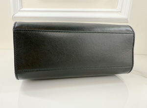 GUCCI GG RIBBON TOP HANDLE BAG (BLACK)