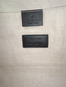 GUCCI GG RIBBON TOP HANDLE BAG (BLACK)