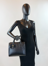 GUCCI GG RIBBON TOP HANDLE BAG (BLACK)
