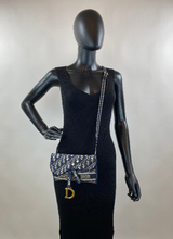 DIOR OBLIQUE SLIM SADDLE POUCH BELT BAG / CROSSBODY