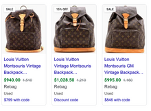 LOUIS VUITTON MONTSOURIS GM BACKPACK