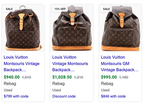 LOUIS VUITTON MONTSOURIS GM BACKPACK