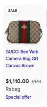 GUCCI GG WEBBY BEE CROSSBODY
