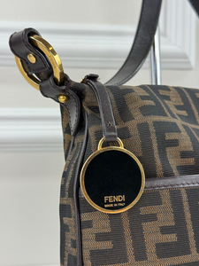 FENDI ZUCCA VITELLO CHEF CROSSBODY BAG