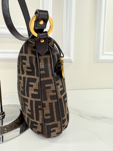 FENDI ZUCCA VITELLO CHEF CROSSBODY BAG
