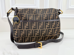 FENDI ZUCCA VITELLO CHEF CROSSBODY BAG