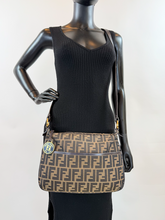 FENDI ZUCCA VITELLO CHEF CROSSBODY BAG