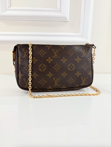 LOUIS VUITTON POCHETTE ACCESSORIES CHAIN CROSSBODY VI1010