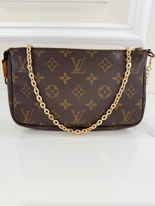 LOUIS VUITTON POCHETTE ACCESSORIES CHAIN CROSSBODY VI1010