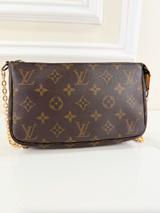 LOUIS VUITTON POCHETTE ACCESSORIES CHAIN CROSSBODY VI1010