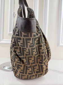 FENDI ZUCCA LARGE CHEF HOBO TOTE