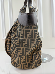 FENDI ZUCCA LARGE CHEF HOBO TOTE
