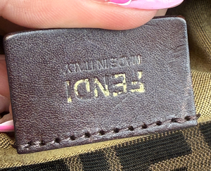 FENDI ZUCCA LARGE CHEF HOBO TOTE