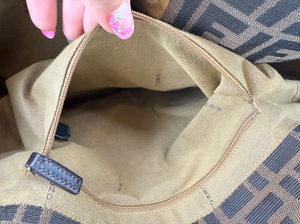 FENDI ZUCCA LARGE CHEF HOBO TOTE