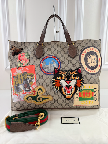 GUCCI GG COURRIER CONVERTIBLE TOTE / CROSSBODY (LARGE) LIMITED EDITION