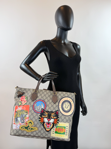 GUCCI GG COURRIER CONVERTIBLE TOTE / CROSSBODY (LARGE) LIMITED EDITION