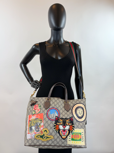 GUCCI GG COURRIER CONVERTIBLE TOTE / CROSSBODY (LARGE) LIMITED EDITION