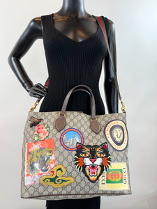 GUCCI GG COURRIER CONVERTIBLE TOTE / CROSSBODY (LARGE) LIMITED EDITION