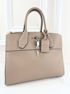 LOUIS VUITTON TAURILLON CITY STEAMER MM GALET