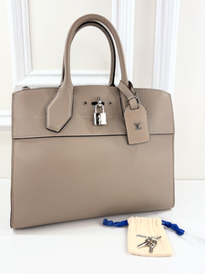 LOUIS VUITTON TAURILLON CITY STEAMER MM GALET