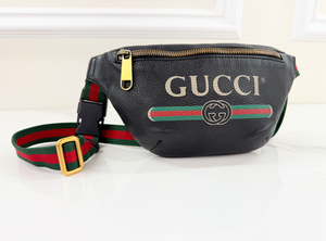 GUCCI SMALL LOGO BELT BAG CALFSKIN