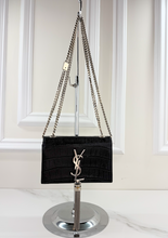 YSL CROCODILE CLASSIC KATE TASSEL CROSSBODY