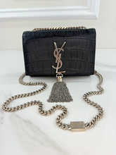 YSL CROCODILE CLASSIC KATE TASSEL CROSSBODY
