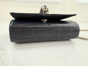 YSL CROCODILE CLASSIC KATE TASSEL CROSSBODY