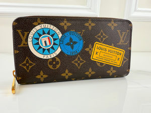 LOUIS VUITTON WALLET ZIPPY "WORLD TOUR" LIMITED EDITION