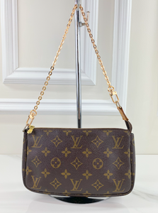 LOUIS VUITTON POCHETTE ACCESSORIES LEATHER CROSSBODY / CHAIN SL1002