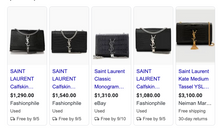 YSL CROCODILE CLASSIC KATE TASSEL CROSSBODY