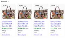 GUCCI GG COURRIER CONVERTIBLE TOTE / CROSSBODY (LARGE) LIMITED EDITION
