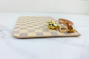 LOUIS VUITTON NEVERFULL POCHETTE CLUTCH MM AZUR (PINK)
