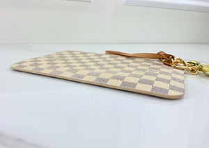 LOUIS VUITTON NEVERFULL POCHETTE CLUTCH MM AZUR (PINK)