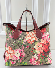 GUCCI BLOOMS LINEA A FOLDOVER TOTE