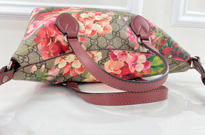 GUCCI BLOOMS LINEA A FOLDOVER TOTE