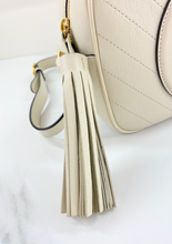 GUCCI DIAGONAL STITCHED BLONDIE IN MYSTIC WHITE (LIKE NEW)