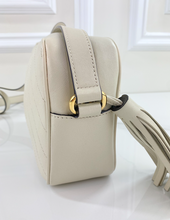 GUCCI DIAGONAL STITCHED BLONDIE IN MYSTIC WHITE (LIKE NEW)