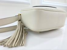 GUCCI DIAGONAL STITCHED BLONDIE IN MYSTIC WHITE (LIKE NEW)