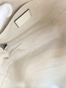 GUCCI DIAGONAL STITCHED BLONDIE IN MYSTIC WHITE (LIKE NEW)